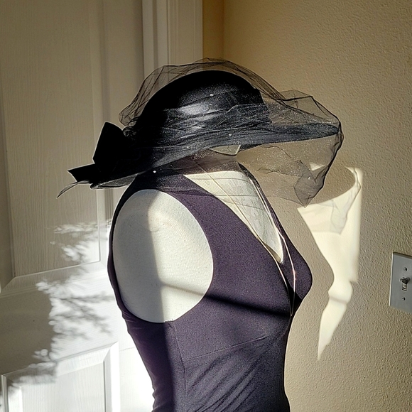 Importina Vintage Black Wool Hat. - Picture 2 of 6